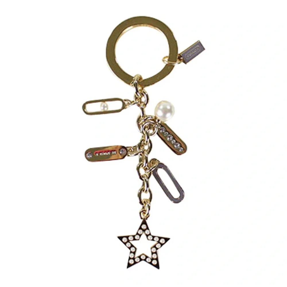 Coach Gold Star Charm Keychain Bag Charm